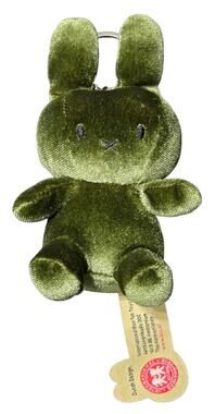 Bon Ton Toys Miffy Plush Keychain Green 4" Bunny Rabbit Nijntje Bag Charm Animal